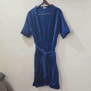 Robe Beverly Hills Polo Club Royal Blue Fleece